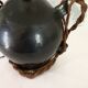Ceramic lamp, 2M fabric cable, cotton lampshade