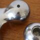 Pair of Scandinavian candlesticks by Arne Jacobsen for Georg Jensen