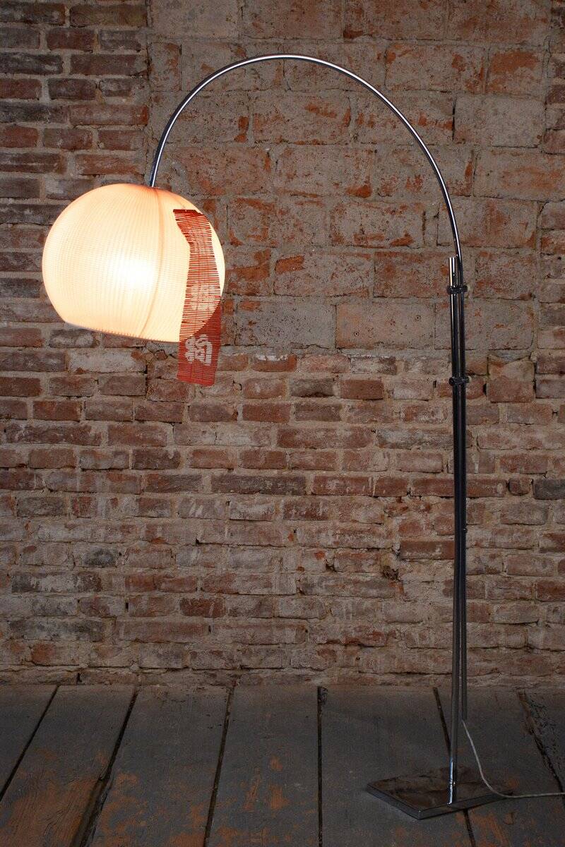 Mid-Century Modern Floor Lamp in Chrome-Plated Steel, Czech, 1960s
