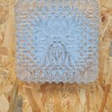 Chiseled glass ceiling lamp