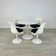 Knollinternational tulip chairs design Eero Saarinen vintage 1970