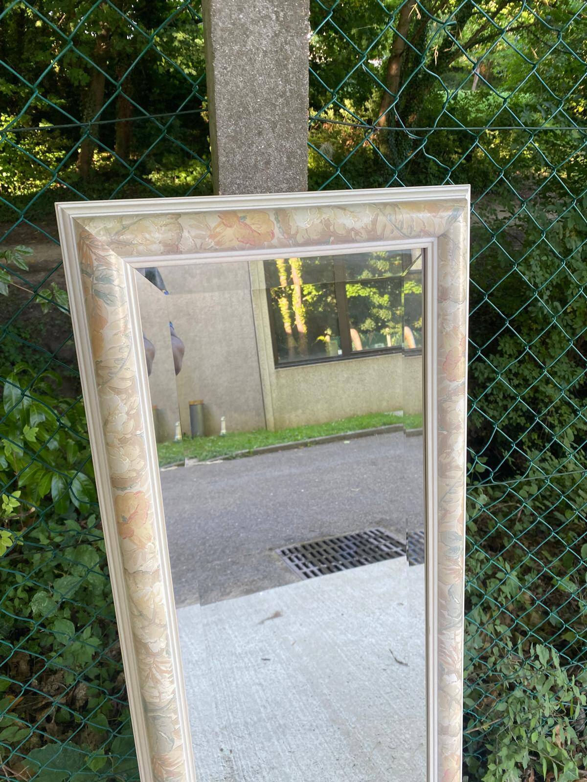 Art Deco flower mirror 130x40cm