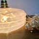 Sconce vintage pink Clichy glass lampshade