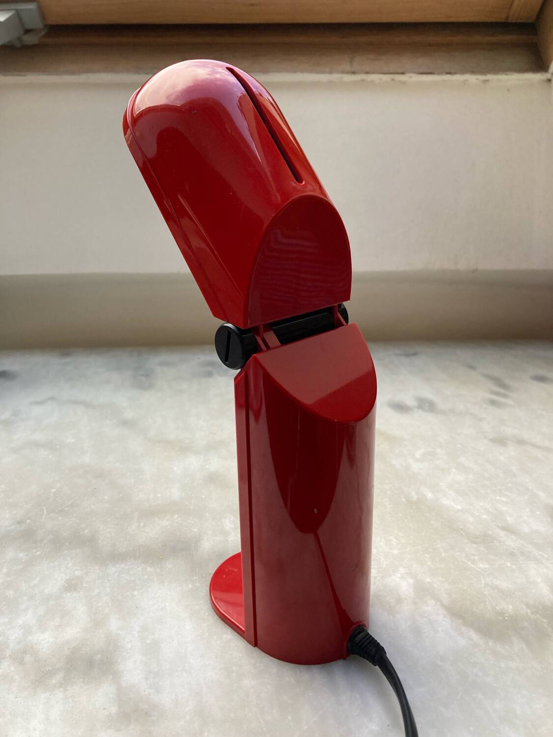 Tronconi red folding desk lamp vintage 70s