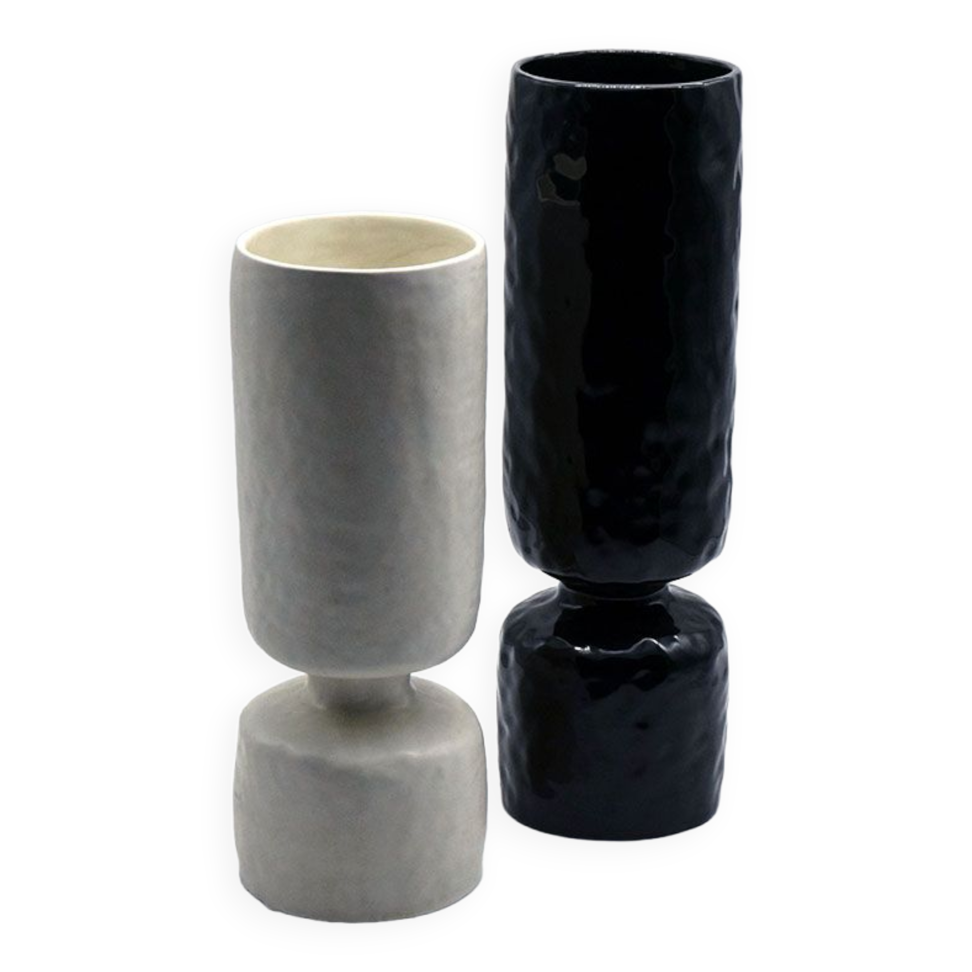 Pompeo Pianezzola pair of ceramic vases from Nove 1970s