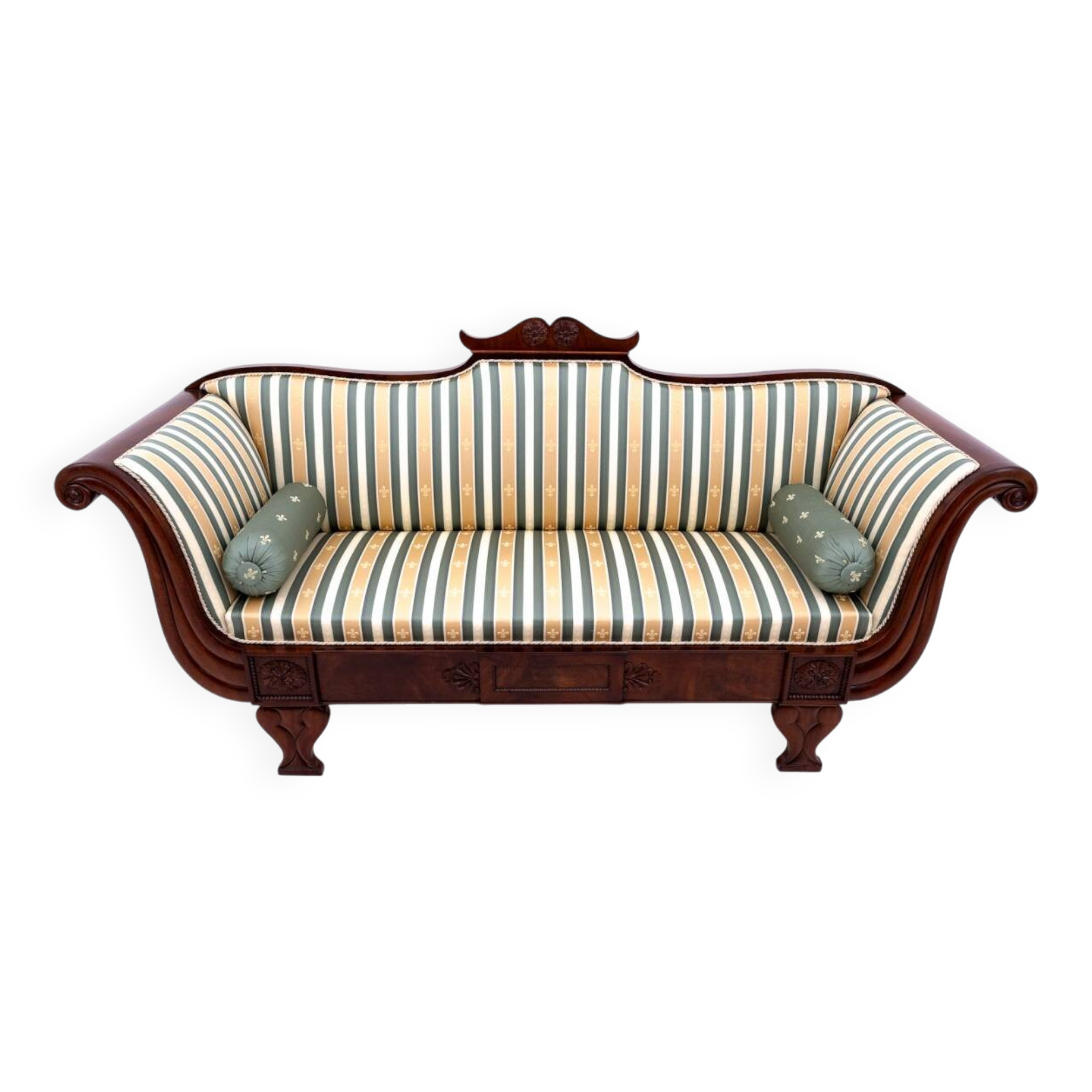 Biedermeier sofa, Northern Europe, circa 1860.
