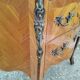 Antique Louis xvi style chest of drawers with marble top