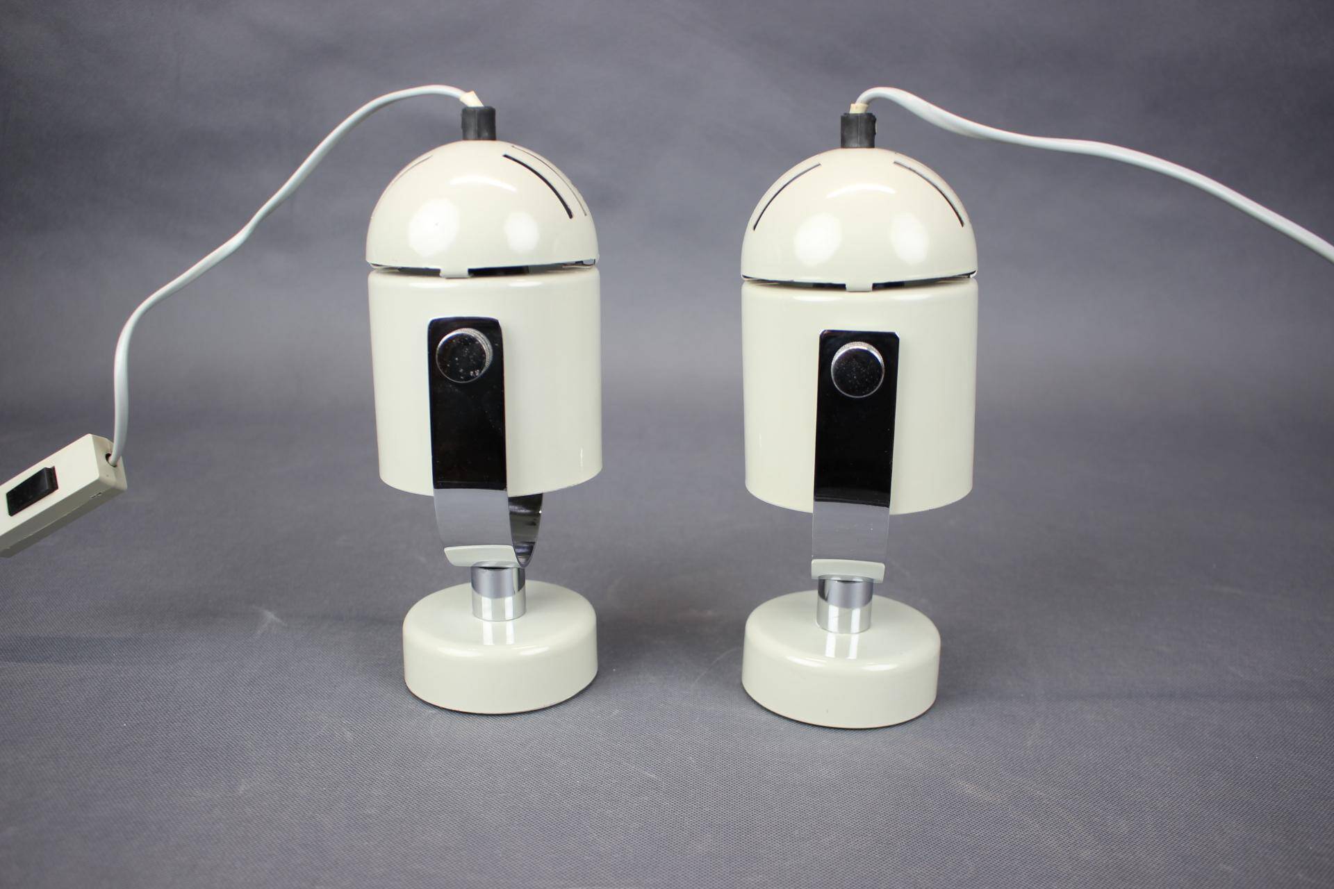 Pair of Mid-Century Wall Lamps by Stanislav Indra, Czechoslovakia, 1970s