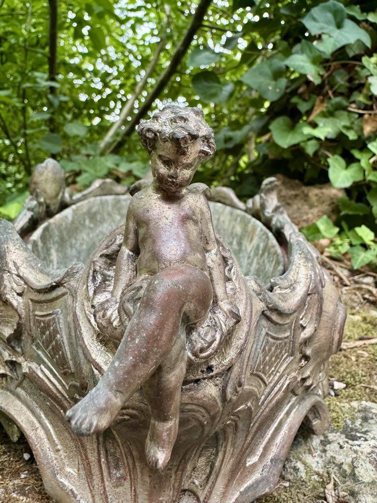 Large silver planter from the Napoleon III period