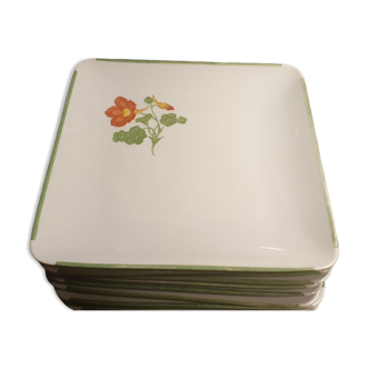 Assiettes guy Degrenne porcelaine