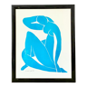 Blue Nude Woman Poster II