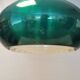 Top-class design lamp Model Medio in metal green colour (original) 1966. Jo Hammerborg Denmark