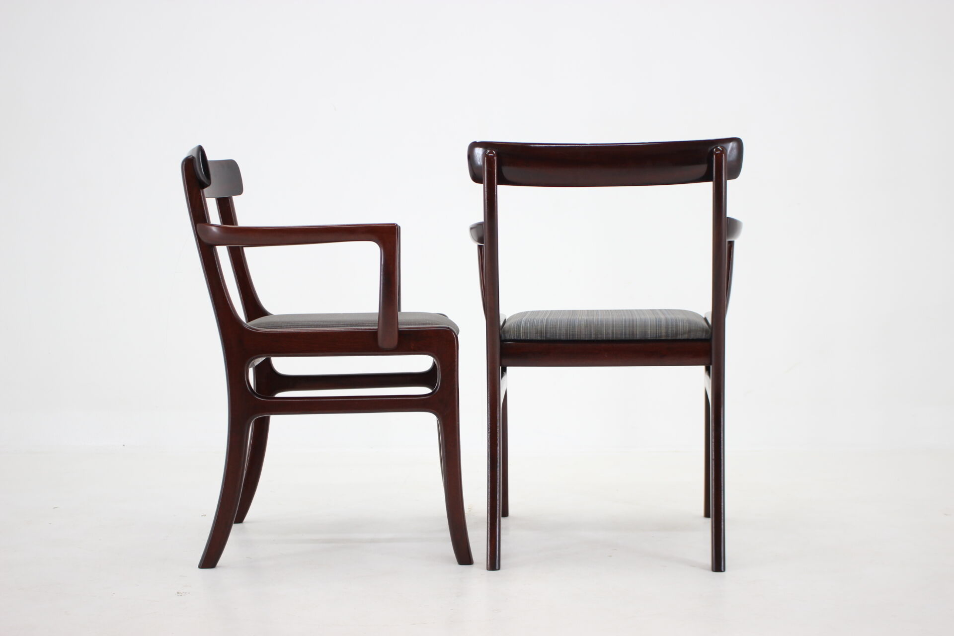 1950s Ole Wanscher chairs in Mahogany Denmark