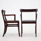 1950s Ole Wanscher chairs in Mahogany Denmark