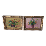 2 peintures nature morte