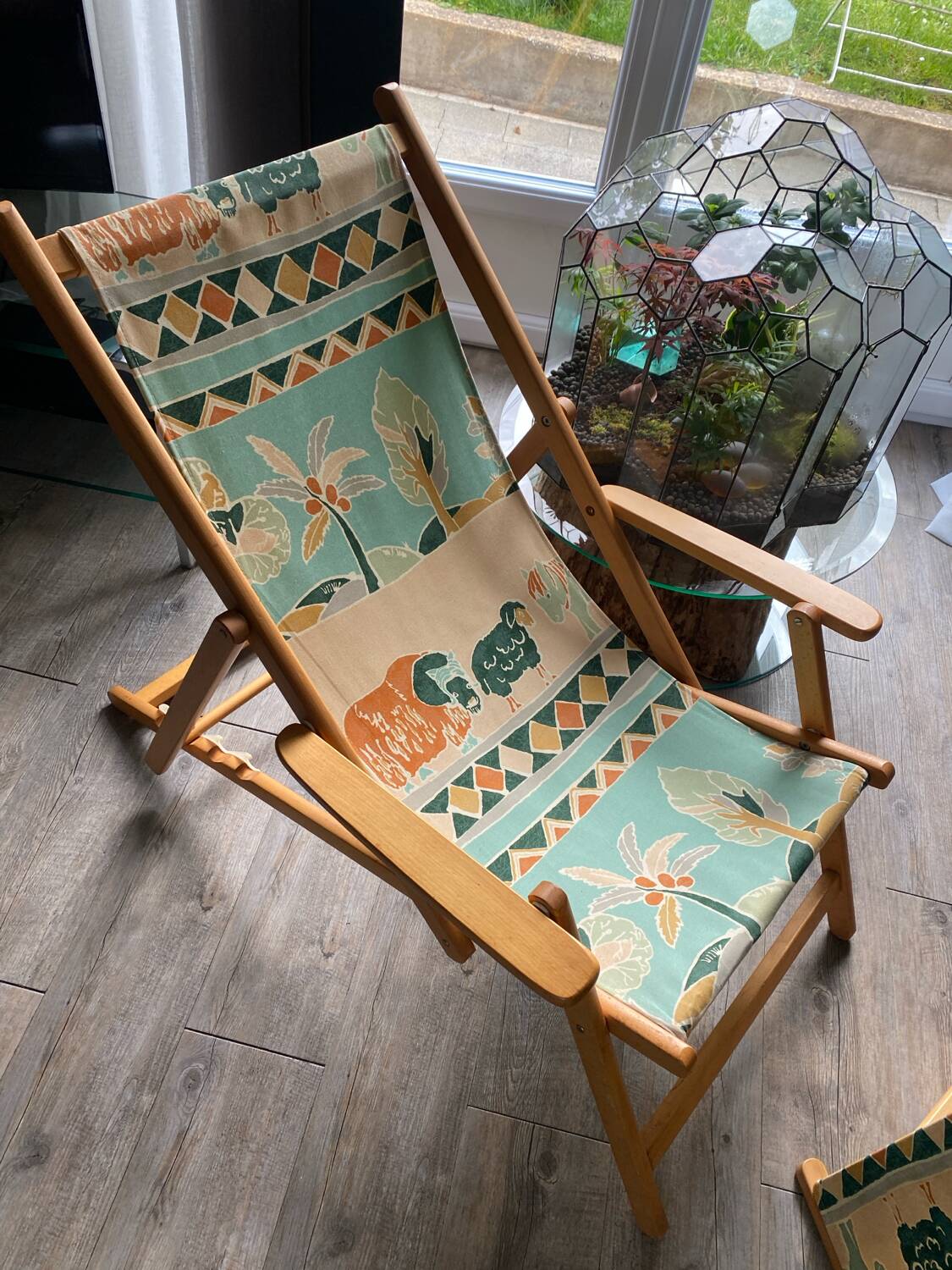 Vintage deckchair