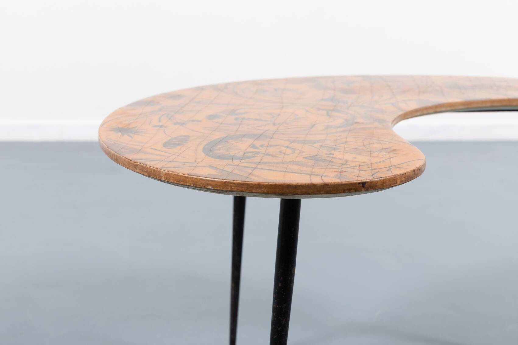 Unique Sculptural Italian Mid-Century side table, 1950’s
