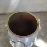 Enamelled ceramic vase