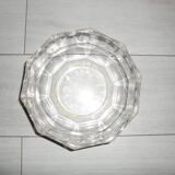 Solid crystal salad bowl