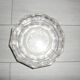 Solid crystal salad bowl