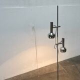 Lampe sur pied minimaliste de l’ère spatiale suisse du milieu du siècle par l'équipe SLZ pour Swisslamps International, années 1960