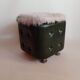 Space pouf with storage from the 70