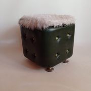 Space pouf with storage from the 70