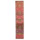 1970s Turkish Hand-Knotted Wool Cotton Pink Runner 79x371