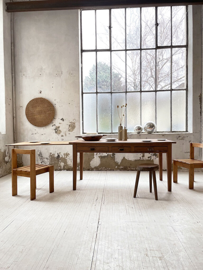 Cherry farm table - oak 2m60