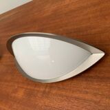 Postmodern German wall lamps from the space age by Glashütte Limburg, set of 2