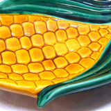 Dish Vallauris shape ears of corn vintage art deco collection
