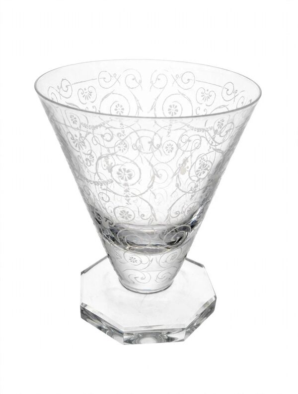 30 verres en cristal gravé à l'acide baccarat