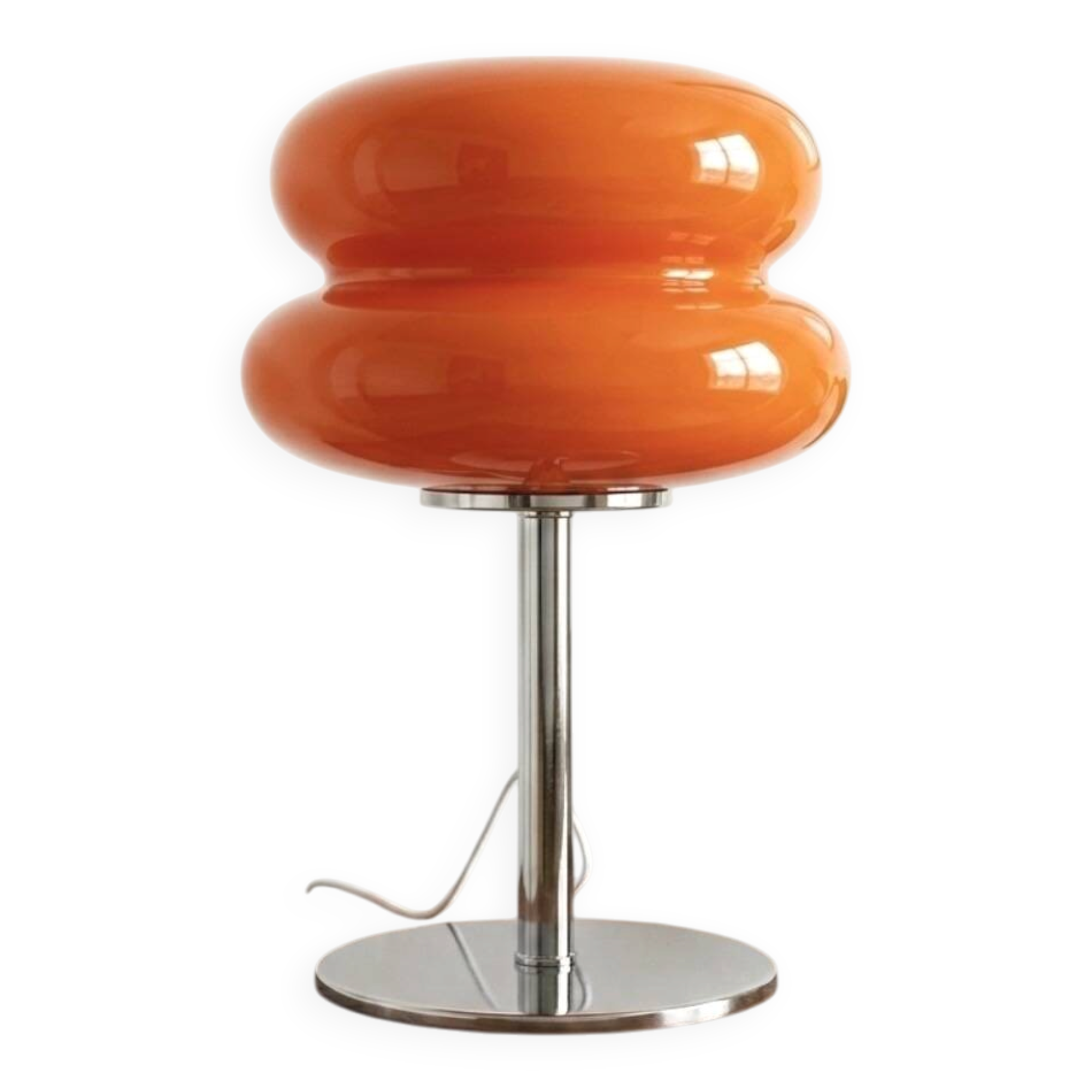 orange mushroom lamp