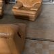 Designer leather sofa
