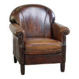 armchair made of sheep leather with a wonderful patina and good seating comfort