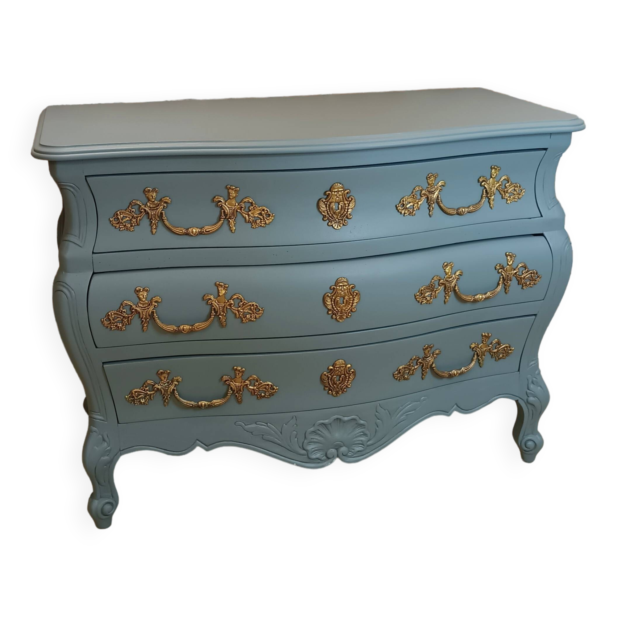 Commode bordelaise gris/vert