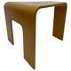 Table d’angle en bois courbé moderne du milieu du siècle années 1970
