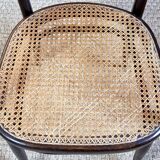 Fischel Jugendstil bistro armchair in curved wood, Thonet period