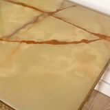 Jansen or Ramsay coffee table, 1940s/1950s, onyx and bronze
