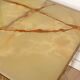 Table basse Jansen ou Ramsay, années 40/50, onyx et bronze