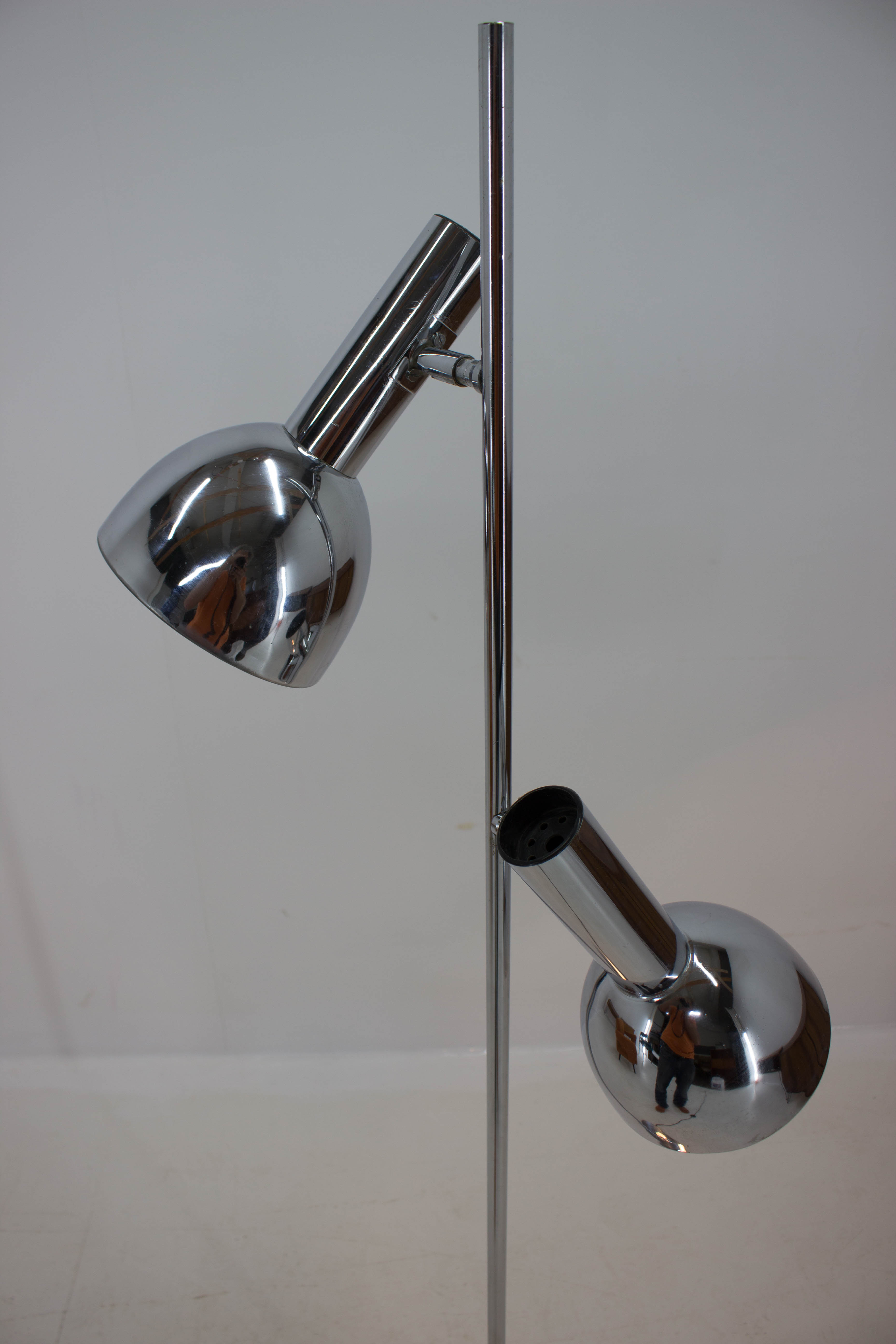 Floor lamp with two shades, Germany, 1970s