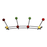 Wall-mounted coat rack ball and black metal vintage 1950s style Roger Féraud