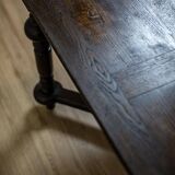 Antique Rectangular Oak Dining Table, 1890s