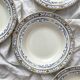 4 deep ironware plates “Colbert” Creil and Montereau