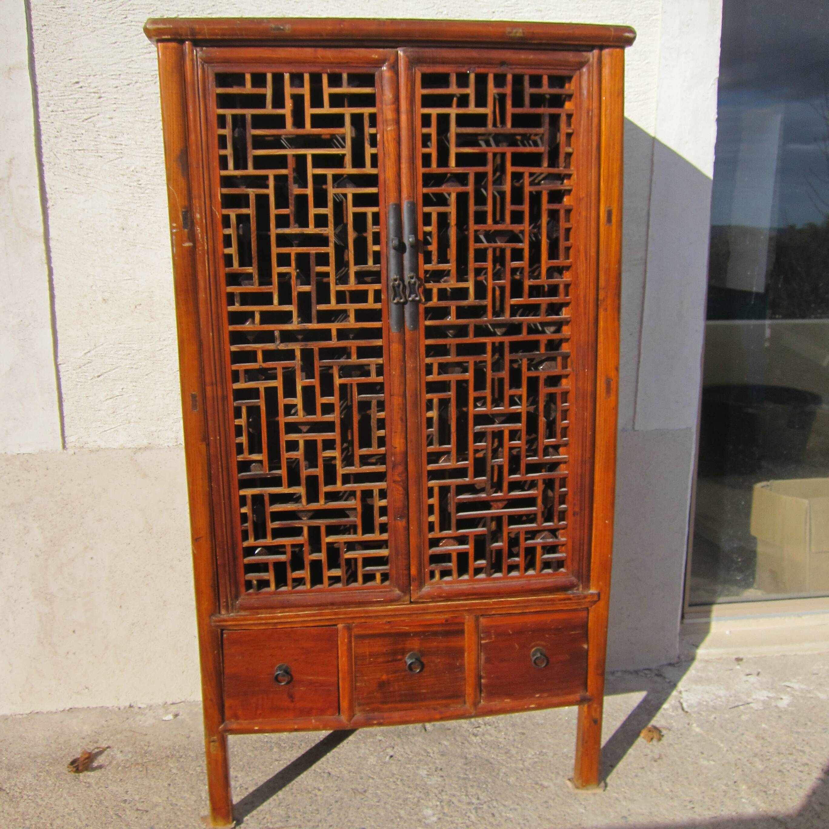 Antique Chinese cabinet - kitchen cabinet
