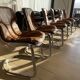 Suite de 6 chaises Cidue Italie 1970