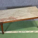 Marble top coffee table