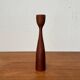 Mid-Century Danish Teak Tulip Candle Holder, 1960s