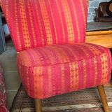 Paire de fauteuils scandinaves Cocktail MÖBELSTOFF, modèle KEMTAU