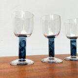German wine glasses by Regina Kaufmann for Glashagen Hütte, set of 6.
